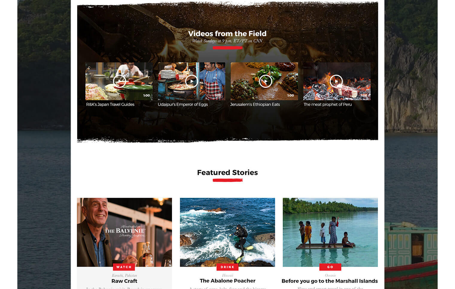 ANML Anthony Bourdain Parts Unknown CNN Japan Hawaii Peru